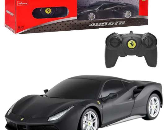 Auto RC Rastar 1/24 Ferrari 488 GTB Negro