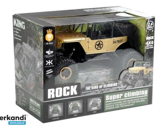 Auto na Daljinsko Upravljanje Jeep R/C 1:18 Zlatni