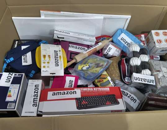 Mišri naujų "Amazon" produktų partija – idealiai tinka elektroninei prekybai ir prekyvietėms