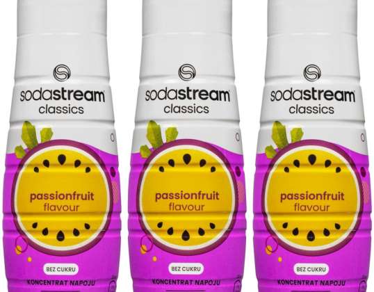 3x SodaStream Passionfruit Zero Σιρόπι 440ml