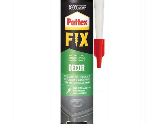 Pattex Fix Αυτοκόλλητη κόλλα στερέωσης διακόσμησης 380g