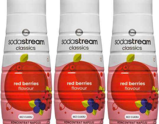 3x SodaStream Red Berries Zero Σιρόπι 440ml