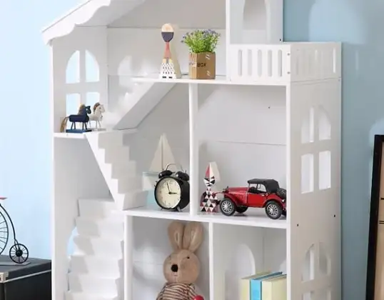 LULILO Librería infantil estantería casa de juguetes 2 en 1 CALLA 116cm XXL