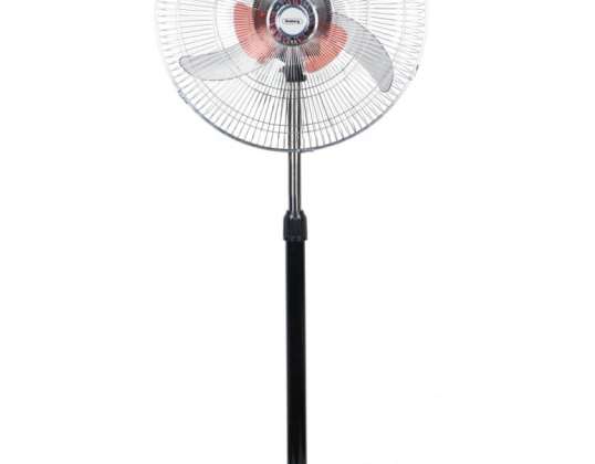 Standventilator Rosberg R51760G, 60W, 46 cm., Mit Doppelklinge, 3 Geschwindigkeitsstufen