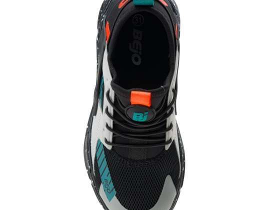 BEJO Kinder Sneaker SLIKTER JR SLIKTER JR 4738 SCHWARZ/GRAU 35