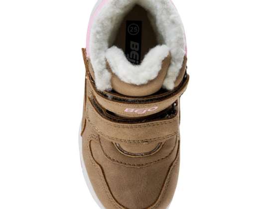 BEJO Kinder Winterstiefel ELADIO KIDS G ELADIO KIDS G 8575 BEIGE/PINK/REFL 27