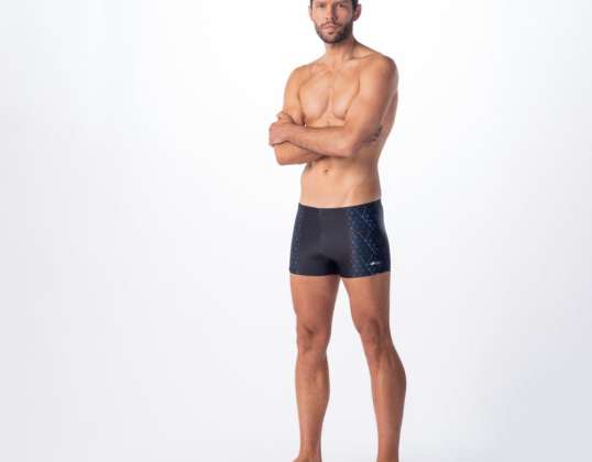 AQUAWAVE Badshorts för män ADIS ADIS 74562 BLK TRI PRIN XXL