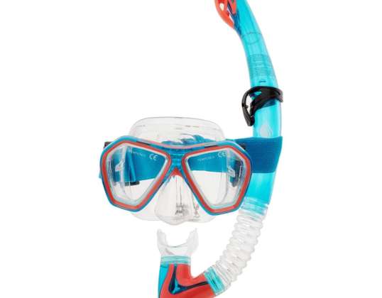 AQUAWAVE Kinder Tauchset FISHER JR SET FISHER JR SET 38441 BL/TRAN