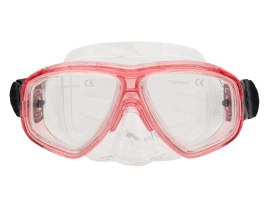 AQUAWAVE Tauchmaske für Kinder SAPHIR JR MASKE SAPHIR JR MASKE 22222 R ROT/TRAN
