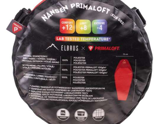 ELBRUS Sleeping bag NANSEN PRIMALOFT NANSEN PRIMALOFT M000162196