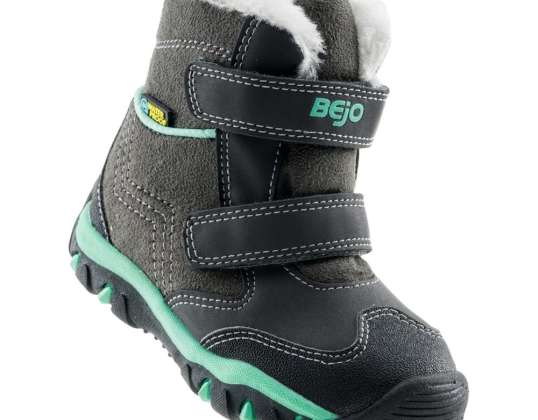 BEJO Kinder Winterstiefel DAISY MID KIDS DAISY MID KIDS 4023 DK GRAU/MINT 27
