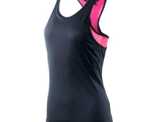 IQ CROSS THE LINE Kadın Kolsuz Tişört EMHA WMNS EMHA WMNS 11885 BLK/PE PEMBE XL