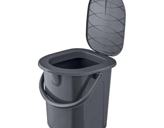 BranQ Touristentoilette. 22L. Recycelt. Anthrazit. Nr. 1306B