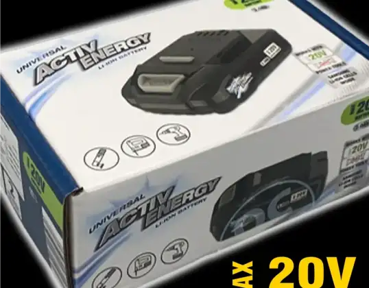 ALDI FERREX Activ Energy Batteri 20v 2.0Ah 500stk