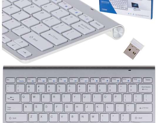 Smart TV Clavier sans fil argent