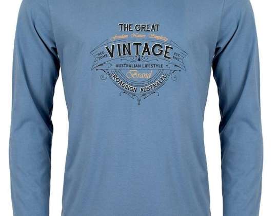 Herren Vintage Adventure Longsleeve ZONE OF BRANDS \ ROADSIGN \ LONGSLEEVE Longsleeve Verschiedene Farben