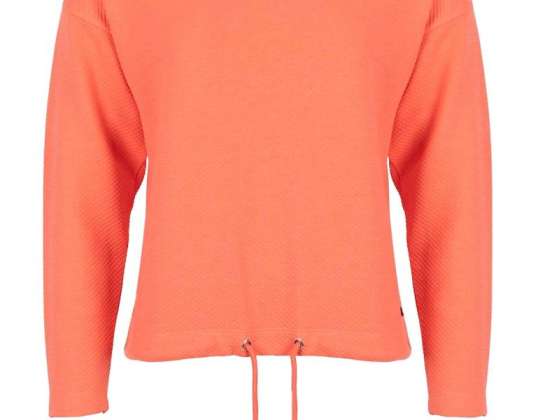 Roadsign Manica Lunga Donna Corallo Strutturato PER LEI \ ABBIGLIAMENTO \ FELPE ZONE BRANDS \ ROADSIGN \ LEI \ T-SHIRT