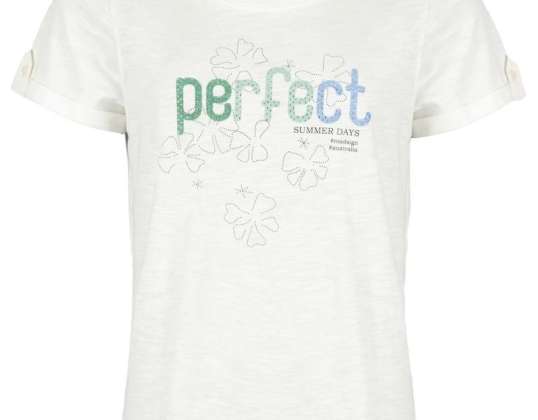 T-shirt da donna Roadsign, bottoni sulla spalla STREFA MARKI \ ROADSIGN \ HER \ T-SHIRTS