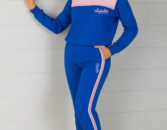 Azul &amp;#039; Australiano&amp;#039; Homewear homewear homesuits / chándales para mujer AF43