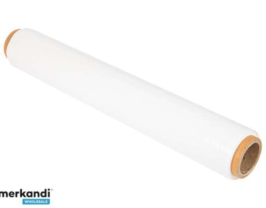 14 299# Foglio estensibile bianco 1,40 kg 500 mm larghezza 50 cm.  spessore 23um lunghezza 130m