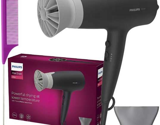 Asciugacapelli Philips BHD351/10 Pettine per capelli viola