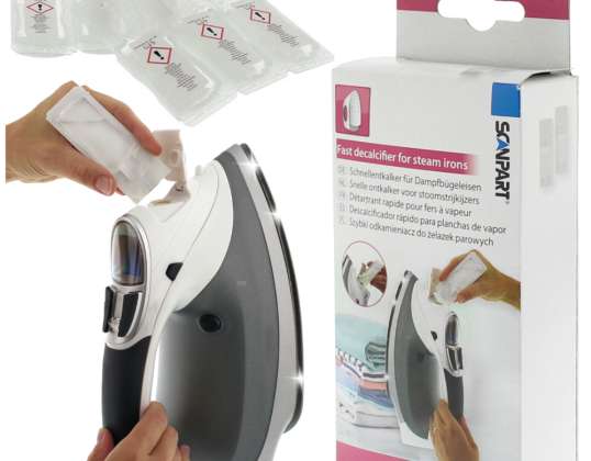 DAMPFBÜGELEISEN ENTKALKER SCANPART RAPID ENTKALKER AMPULLEN 6X14ML
