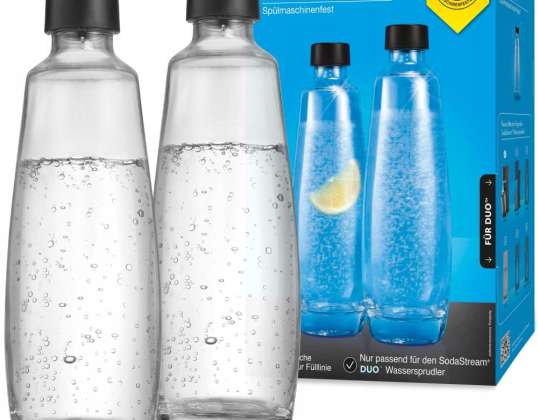 2x SodaStream DUO Glasflasche