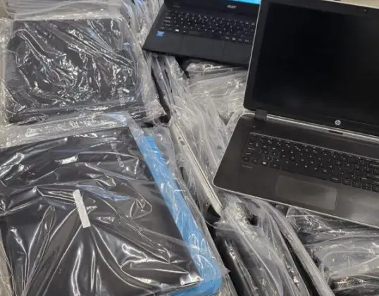 Laptops Dell / HP / Lenovo | 5ª generación i3 · i5 · i7 | 4 GB / 6 GB / 8 GB de RAM | Disco duro de 320 GB | Grado A/B | 60 Unidades | Acciones de Alemania