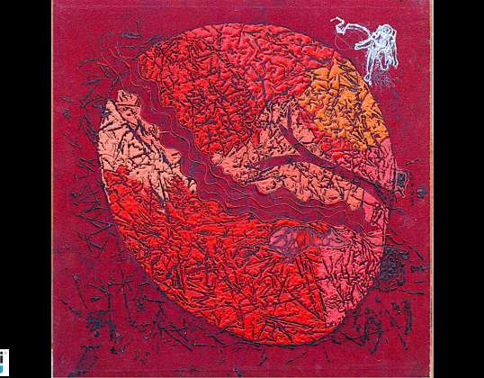 Der Mann der Sterne (40x40cm) Leinwand mit 3,8 cm Keilrahmen. Europaweites Angebot