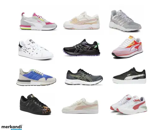 Lot Schoenen 200p Dames / Adidas - Puma - Rebbok - Asics... - DE19486
