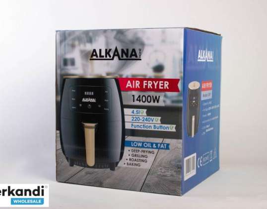 Freidora de aire ALKANA - Negro , 4,5 litros, 1400W