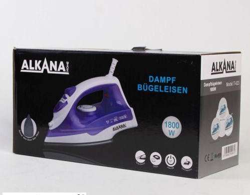 ALKANA Dampstrygejern 1800W Ny Lilla