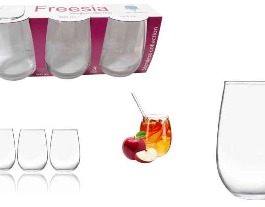 Glas Freesie Glas 490ml 3 Stück