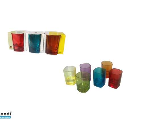 Glas Viva Stampedlis Farbe 5cl 6 Stück