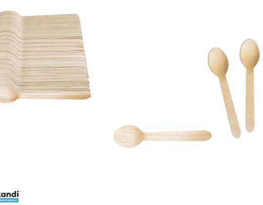 E.H. Löffel Holz 100 Stück Aku5447