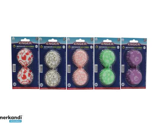 Papier à muffins Petit Coloré / 60pcs eng 302