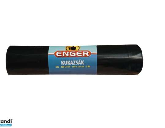 Sac poubelle ''XXL'' 200 litres 100 125cm/5pcs