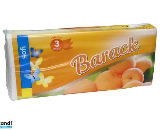 Papier Einstecktuch Sofi 100 Stück duftender Pfirsich