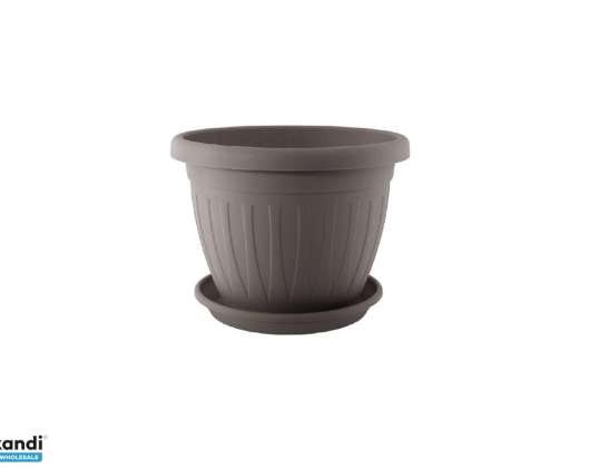 Blumentopf Untersetzer Venecia 12cm Mokka