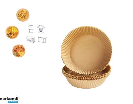 Plaque de papier sulfurisé Air Fryer Ronde 16cm 50 Pièces eng 535