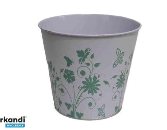 Pot en étain papillon 140 B 505 D18 16H D13cm