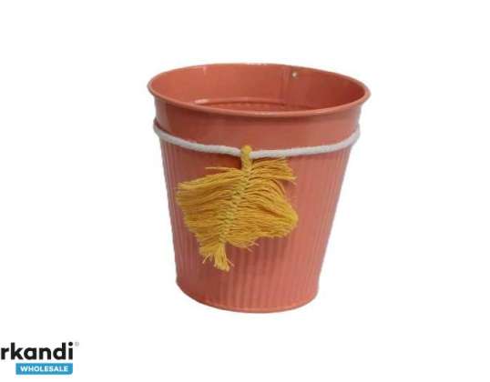 Pflanztopf aus Blech Blatt Logo 140 B 534/S D13 13H D9cm