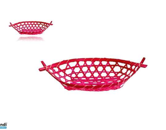 Panier en bambou Bateau Rouge 8 85/R 25/27 12 H4/11cm