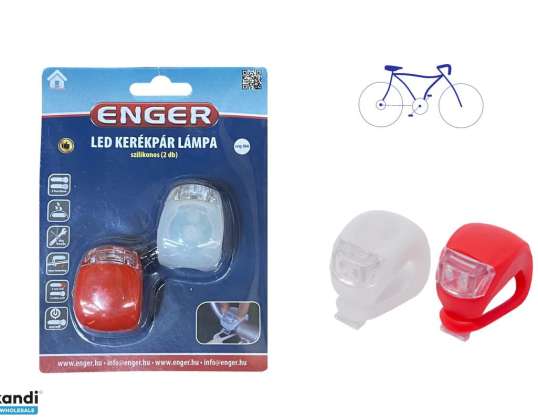Fahrradlampe 2 Stück Silikon eng 066