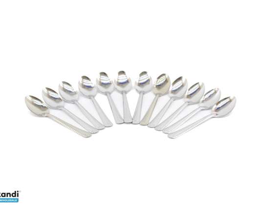 Mokkalöffel Metall 12pcs eng 166