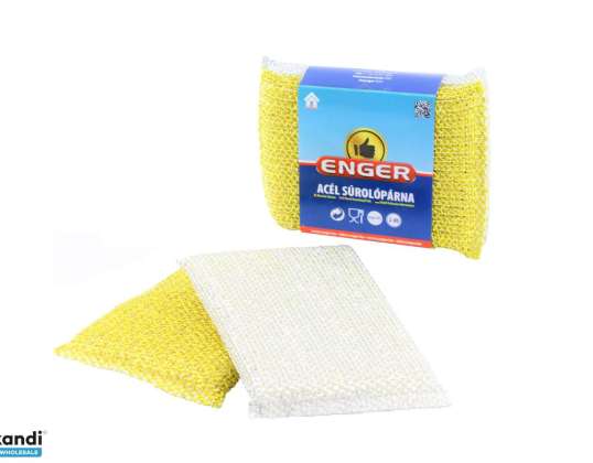 Tampon de récurage en acier/2 eng 203