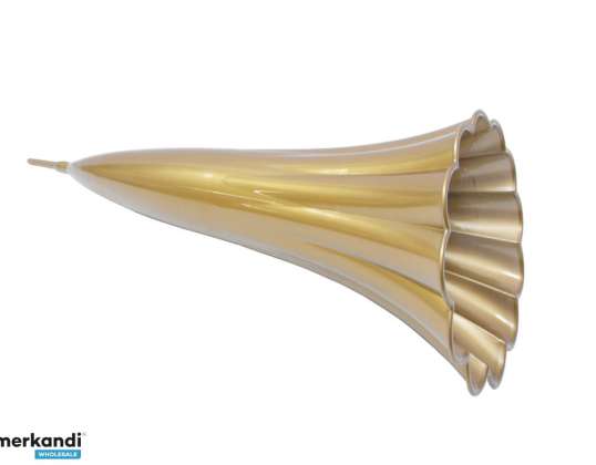 Grabvase mit gestochenen Rüschen 40cm