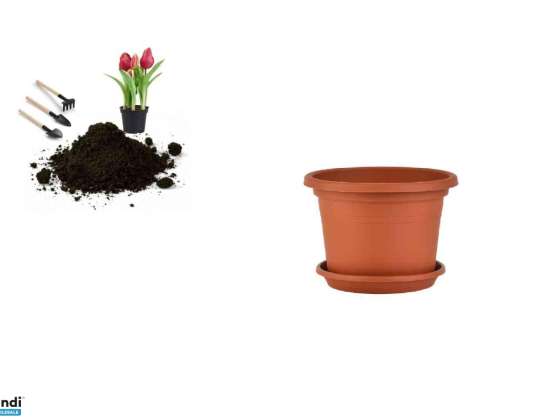 Blumentopf Untersetzer Zylinder 17cm Terra
