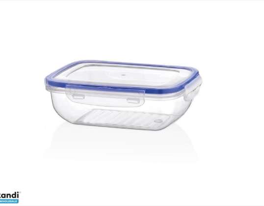 Aufbewahrungsbox Quadratisches Schnappschloss 900ml K313