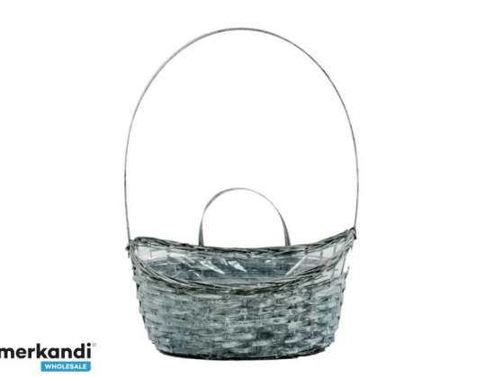 Bambus Leckerlikorb Grau 208 30/GRAU 30 16 H10/14/17/40cm